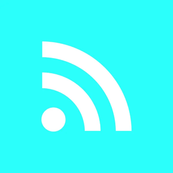 Panneau d'icône Wi-Fi — Image vectorielle