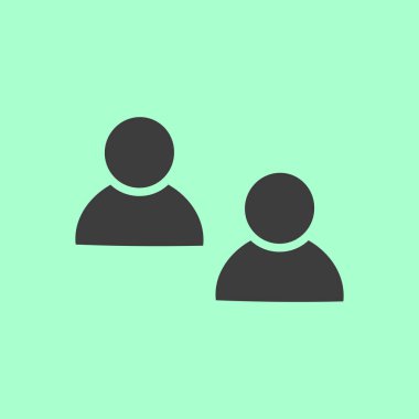 arkadaşlar işareti simgesi.