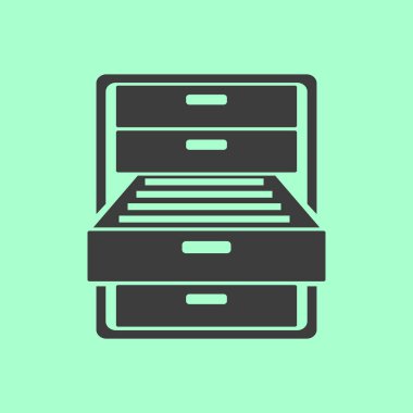 Çekmece simgesini işaret