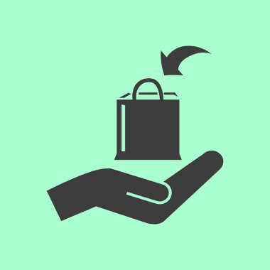 alışveriş çantası simgesi