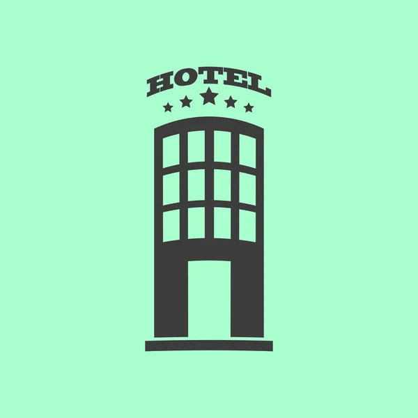 Hotel ikona znaménko — Stockový vektor