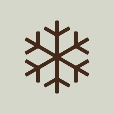 Kar tanesi simgesini işaret