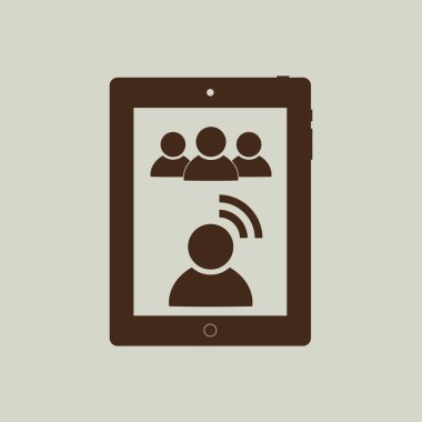 Video konferans simgesi