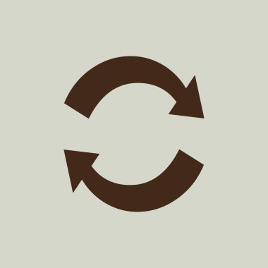 Döngüsel düz simgesi