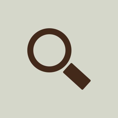 Büyütme cam simgesi