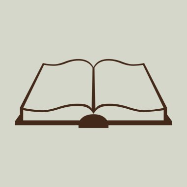 ders kitabı basit simgesi