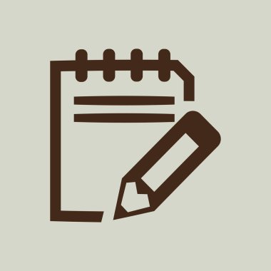 Not defteri simgesini işaret 