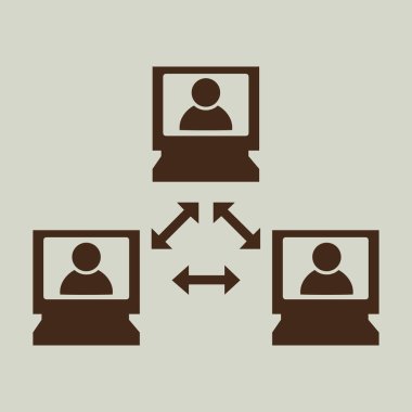 Video konferans simgesi