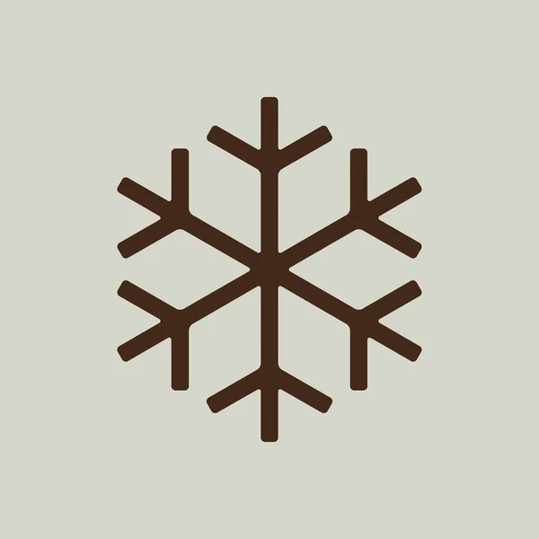Sinal do ícone do floco de neve —  Vetores de Stock