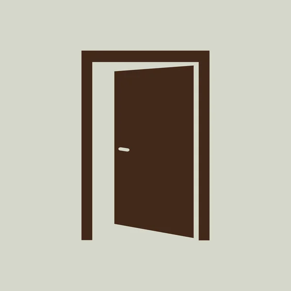 Puerta icono web — Vector de stock