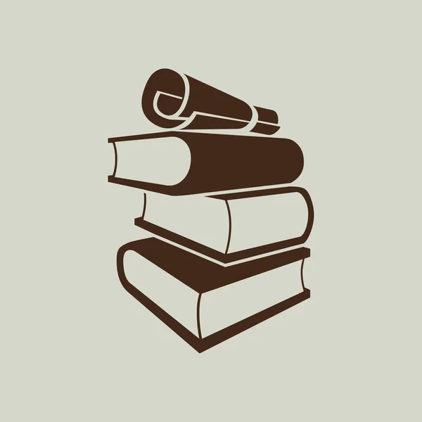 Books simple icon — Stock Vector