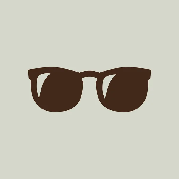 Lunettes icône simple — Image vectorielle