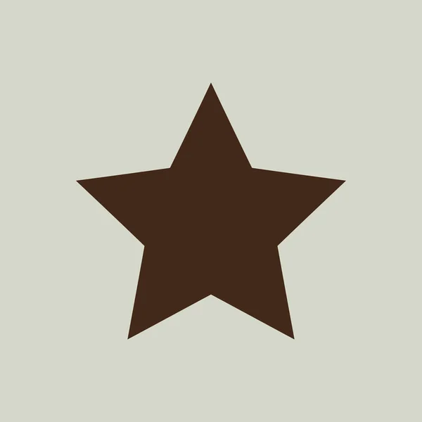 Символ простой звезды — стоковый вектор