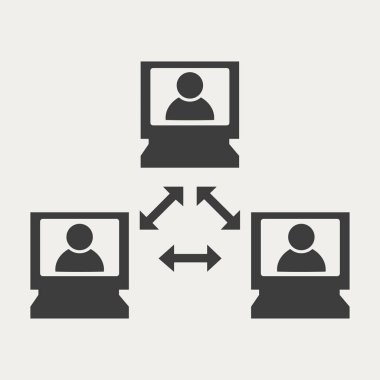 Video konferans simgesi