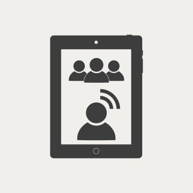 Video konferans simgesi