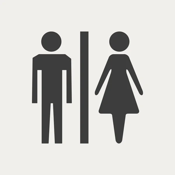 Mężczyzna i kobieta znak — Wektor stockowy