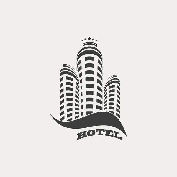 Illustration icône hôtel — Image vectorielle