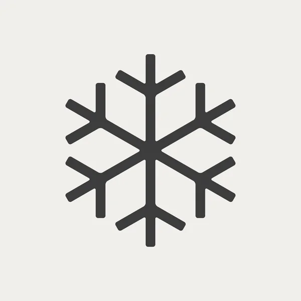 Иллюстрация значка снежинки — стоковый вектор