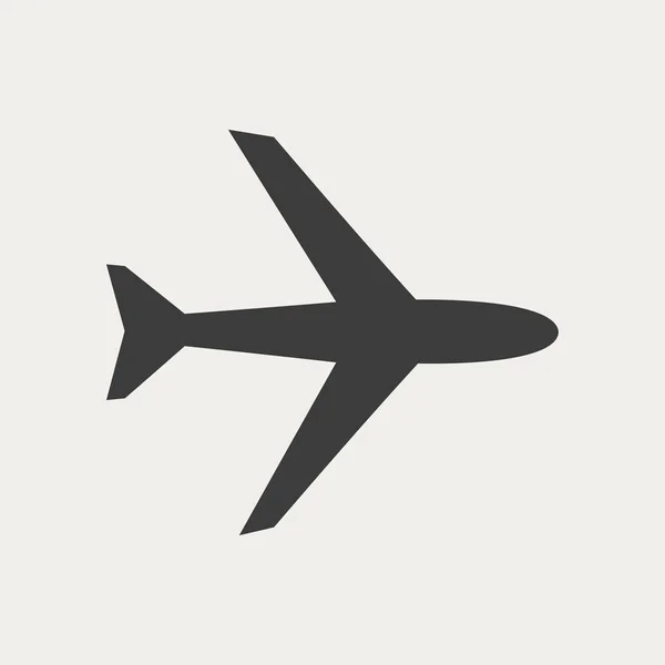 Ilustración de icono de avión — Vector de stock