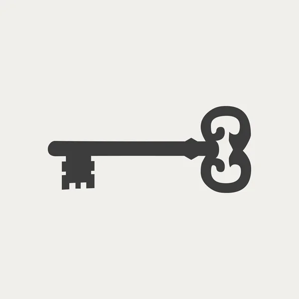 Ilustração do ícone chave —  Vetores de Stock