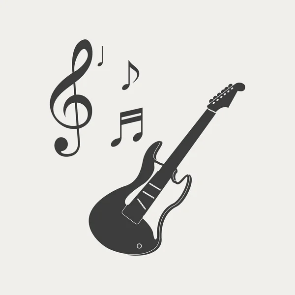 Ícone instrumento musical — Vetor de Stock