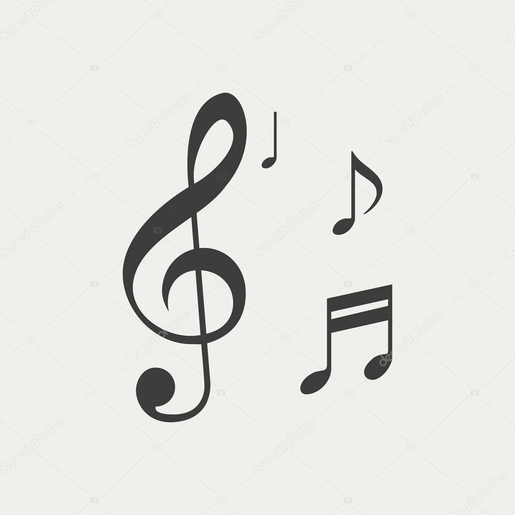 Musical notes icon