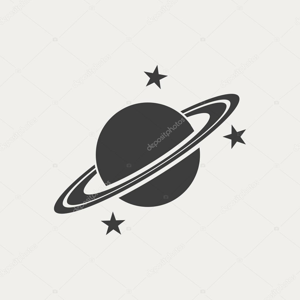 planet icon  illustration