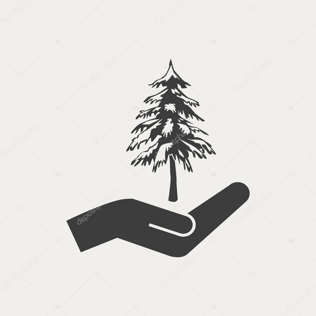 tree icon  illustration 