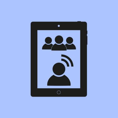 Video konferans simgesi