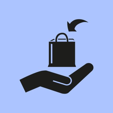 alışveriş çantası simgesi