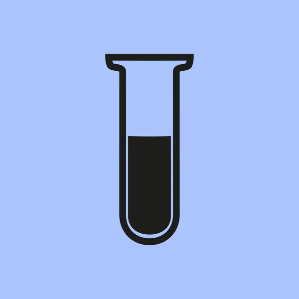 Test tube icon — Stock Vector