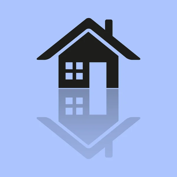 Otthoni ikon illusztráció — Stock Vector