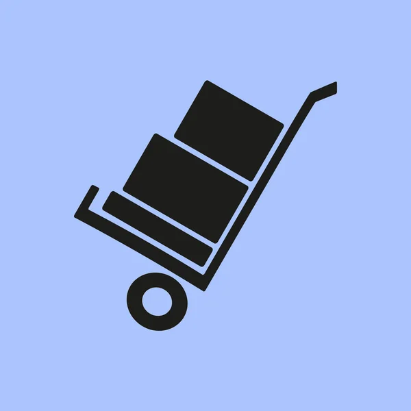 Ícone de carrinho ilustração —  Vetores de Stock