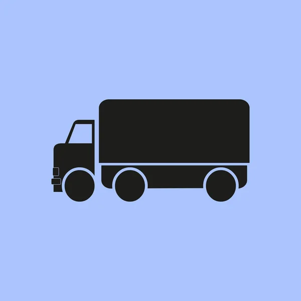 Vrachtwagen pictogram illustratie — Stockvector