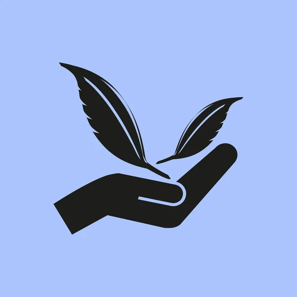 Eco szimbólum ikon — Stock Vector