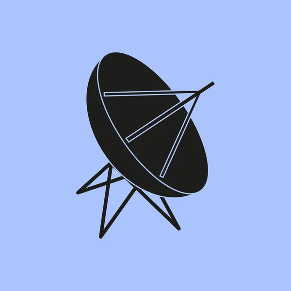 Pictogram satellietschotel — Stockvector