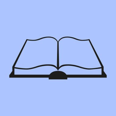 kitap simgesini illüstrasyon