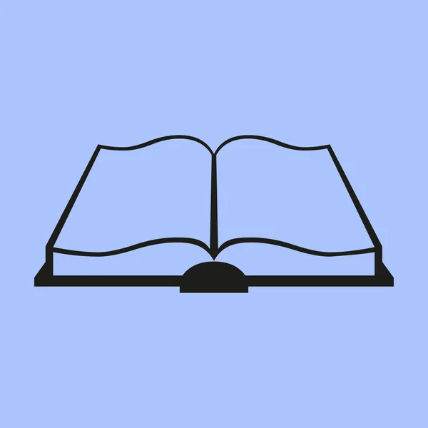 Icono del libro ilustración — Vector de stock