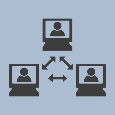 Video konferans simgesi