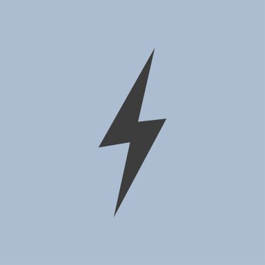 lightning icon illustration clipart