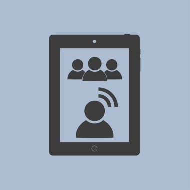 Video konferans simgesi