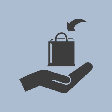 alışveriş çantası simgesi