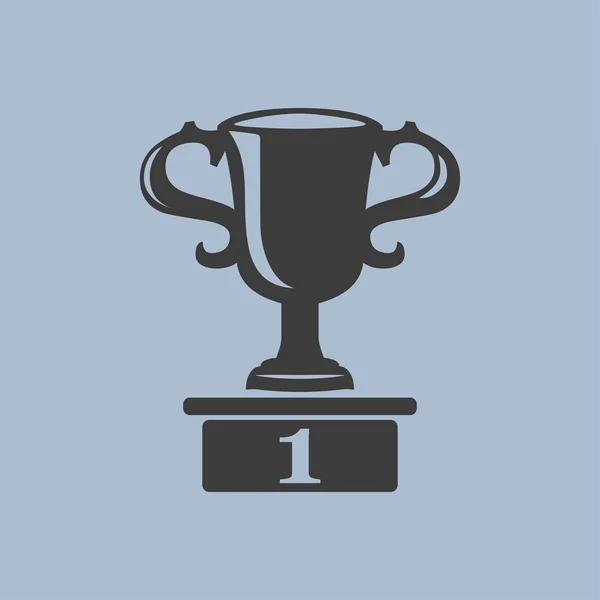 Icono Copa de Campeones — Vector de stock