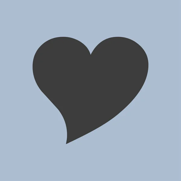 Coeur icône signe — Image vectorielle