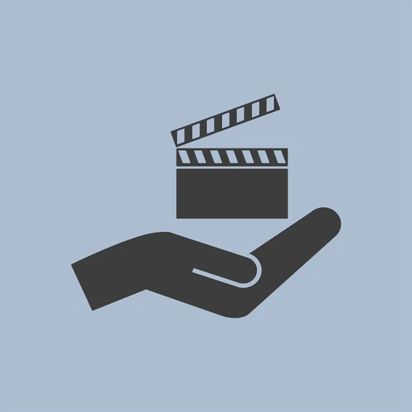 Signo de cine icono — Archivo Imágenes Vectoriales