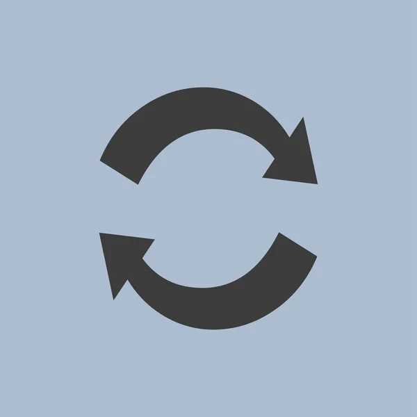 Icône plate de cyclique — Image vectorielle