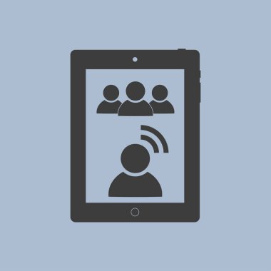 Video konferans simgesi