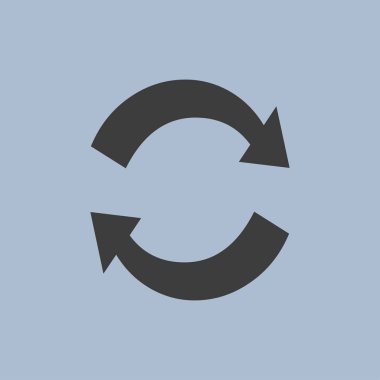 Döngüsel düz simgesi