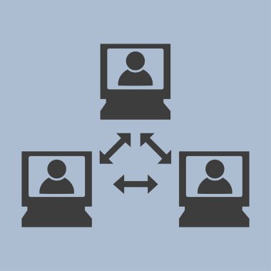 Video konferans simgesi