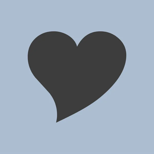 Znak ikony srdce — Stockový vektor